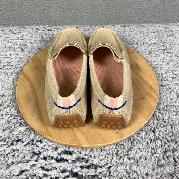 Rothys The Driver Loafer Women's 8.5 Sesame Tan Slip On Washable Shoes Comfort - Picture 7 of 14